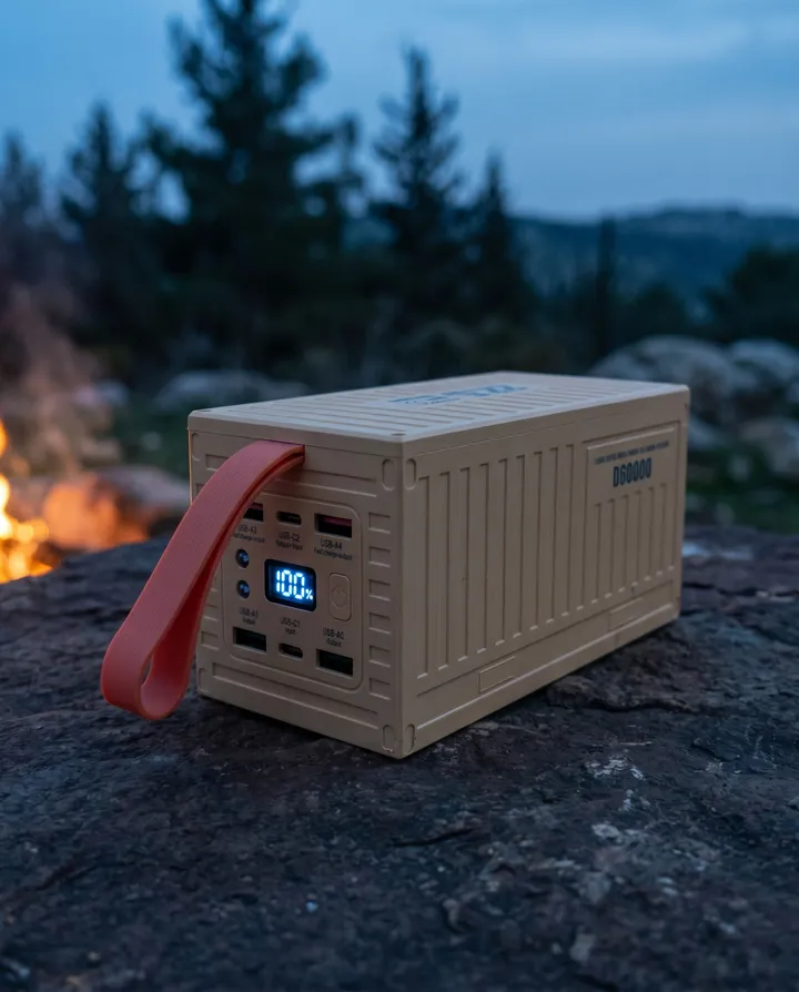 מטען נייד עוצמי 60000mAh עם פנס LED — תמונה ראשית